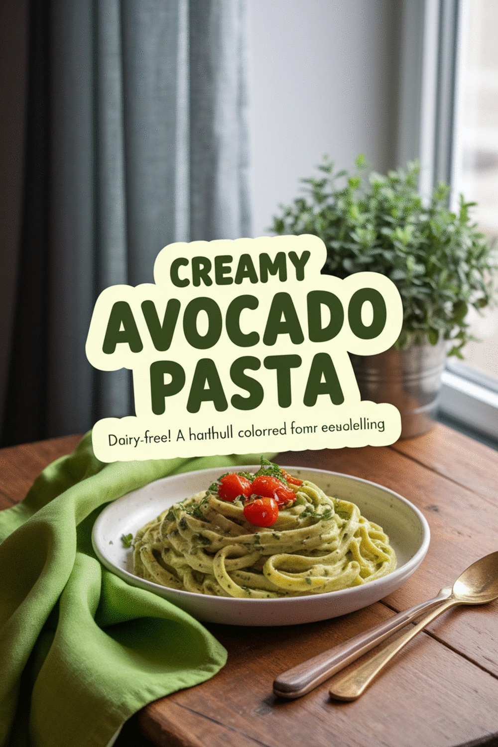 Creamy Avocado Pasta (Dairy-Free!): A Healthy Comfort Food Revelation