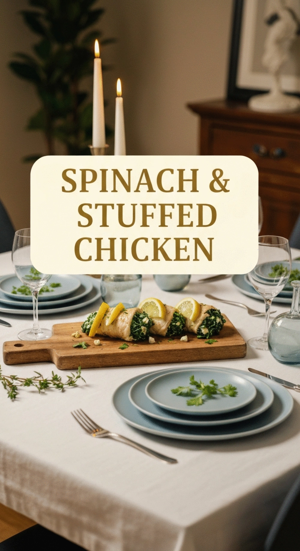 Spinach & Feta Stuffed Chicken Breast: Elegant Yet Simple Healthy Dinner