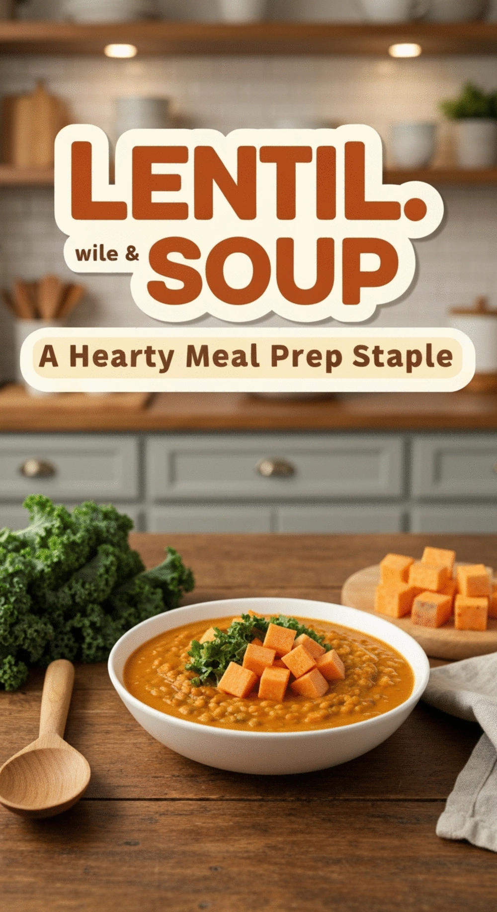 Lentil Soup with Kale & Sweet Potatoes: A Hearty & Wholesome Meal Prep Staple