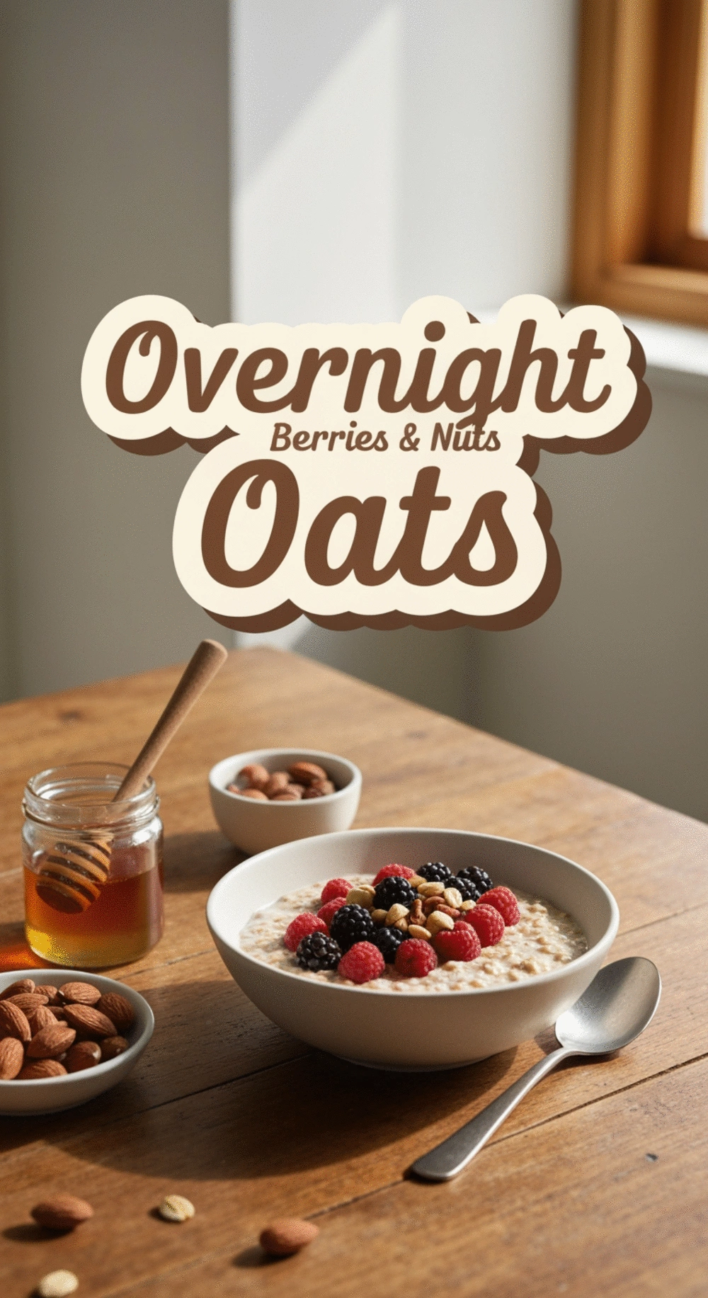 Overnight Oats with Berries & Nuts: Your Grab-and-Go Healthy Breakfast Solution